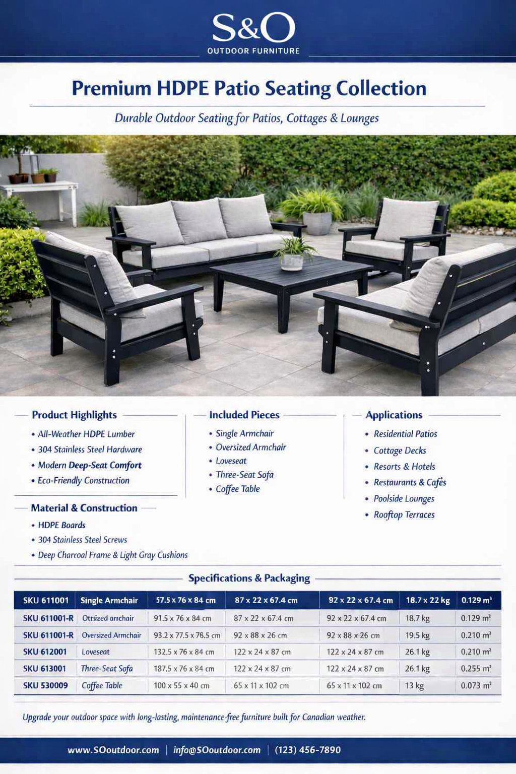 Outdoor Patio Set
