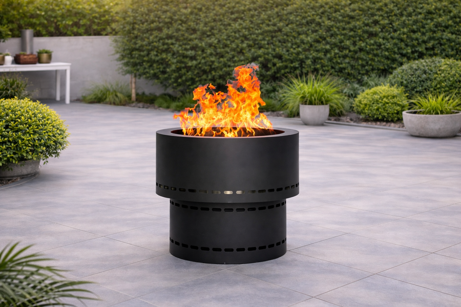 Smokeless fire pit